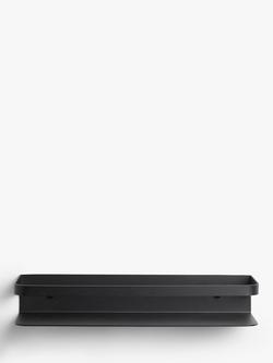 John Lewis Towel Rail / Bathroom Shelf, Matt Black - view 2, 