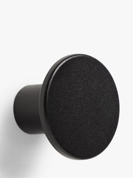 John Lewis Matt Black Robe Hook, 