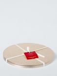 John Lewis Faux Leather Reversible Coasters, Set of 4, Gold/Silver