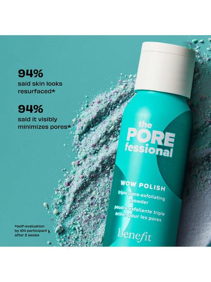 Benefit The POREfessional Wow Polish Triple Pore-Exfoliating Powder, 45g - view 2, 