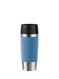 Tefal Twist Leak-Proof Double Wall Stainless Steel Travel Mug, 360ml