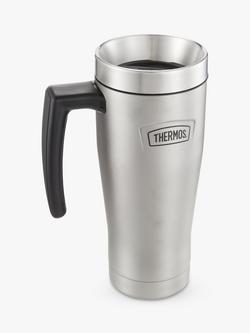 Thermos Icon Series Insulated Stainless Steel Travel Mug, 470ml - view 2, Silver