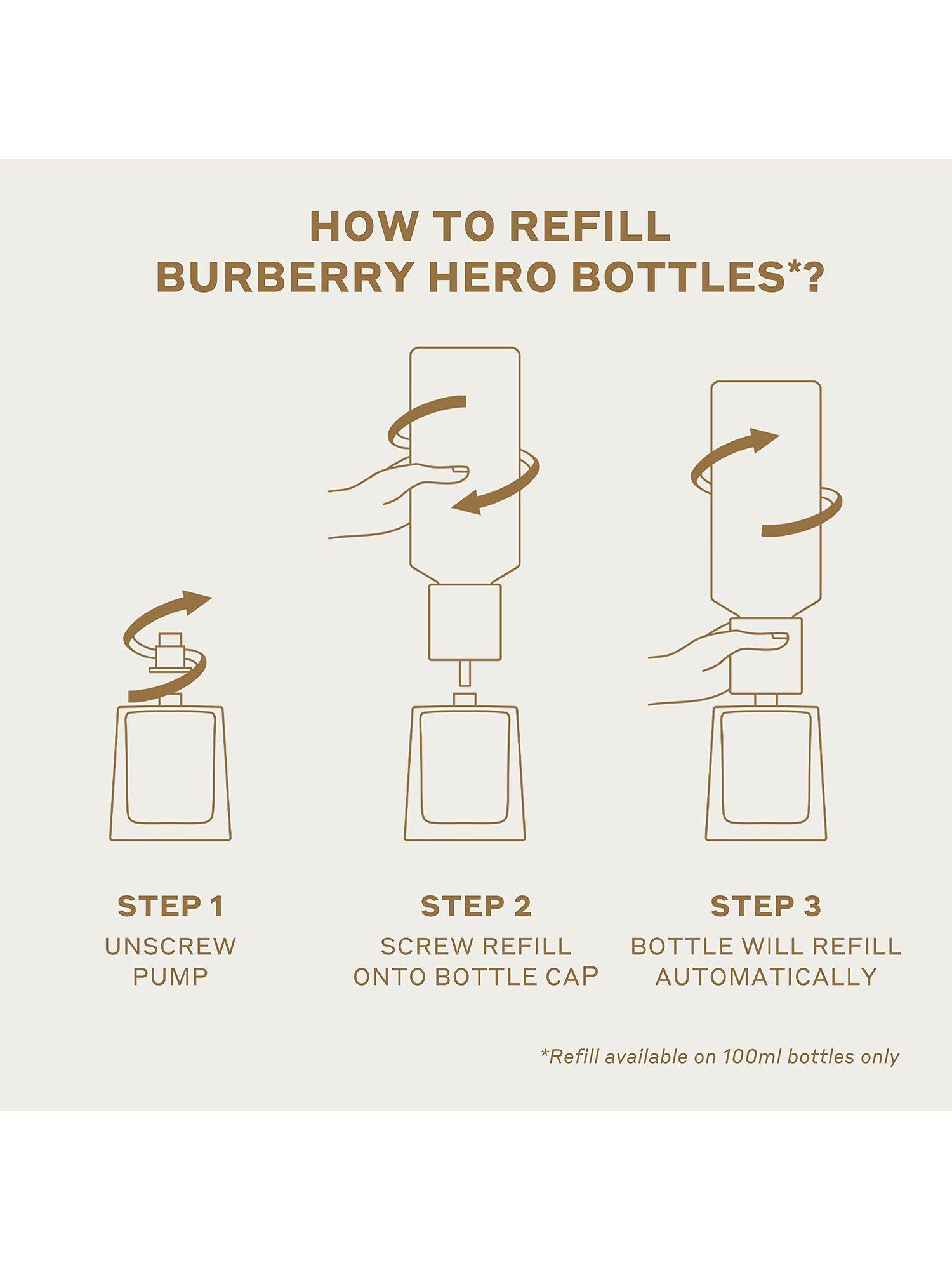 Product image 6 of 8, which shows Burberry Hero Parfum for Men Refill, 200ml