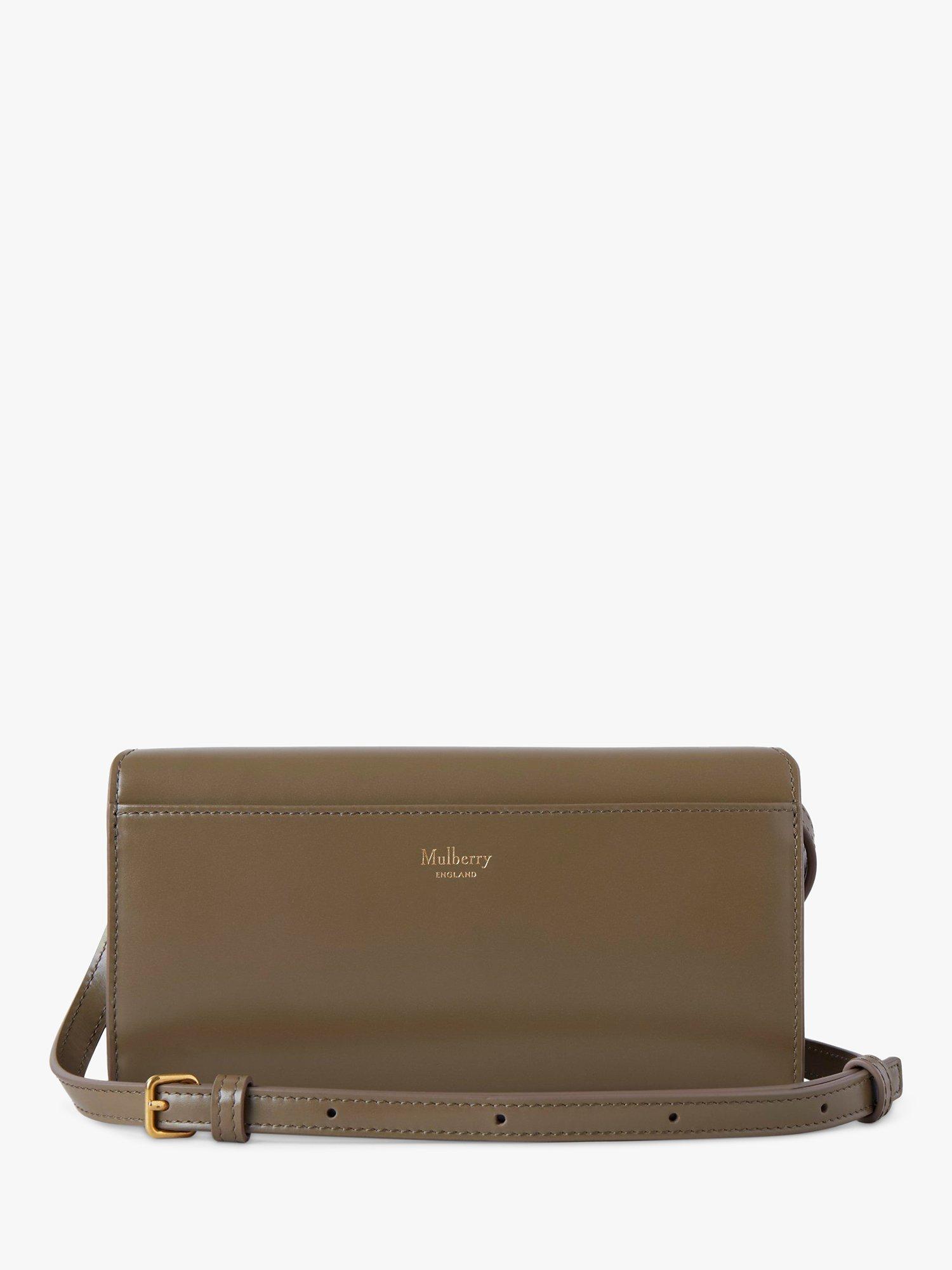 Mulberry Pimlico Walet on Strap, Linen Green