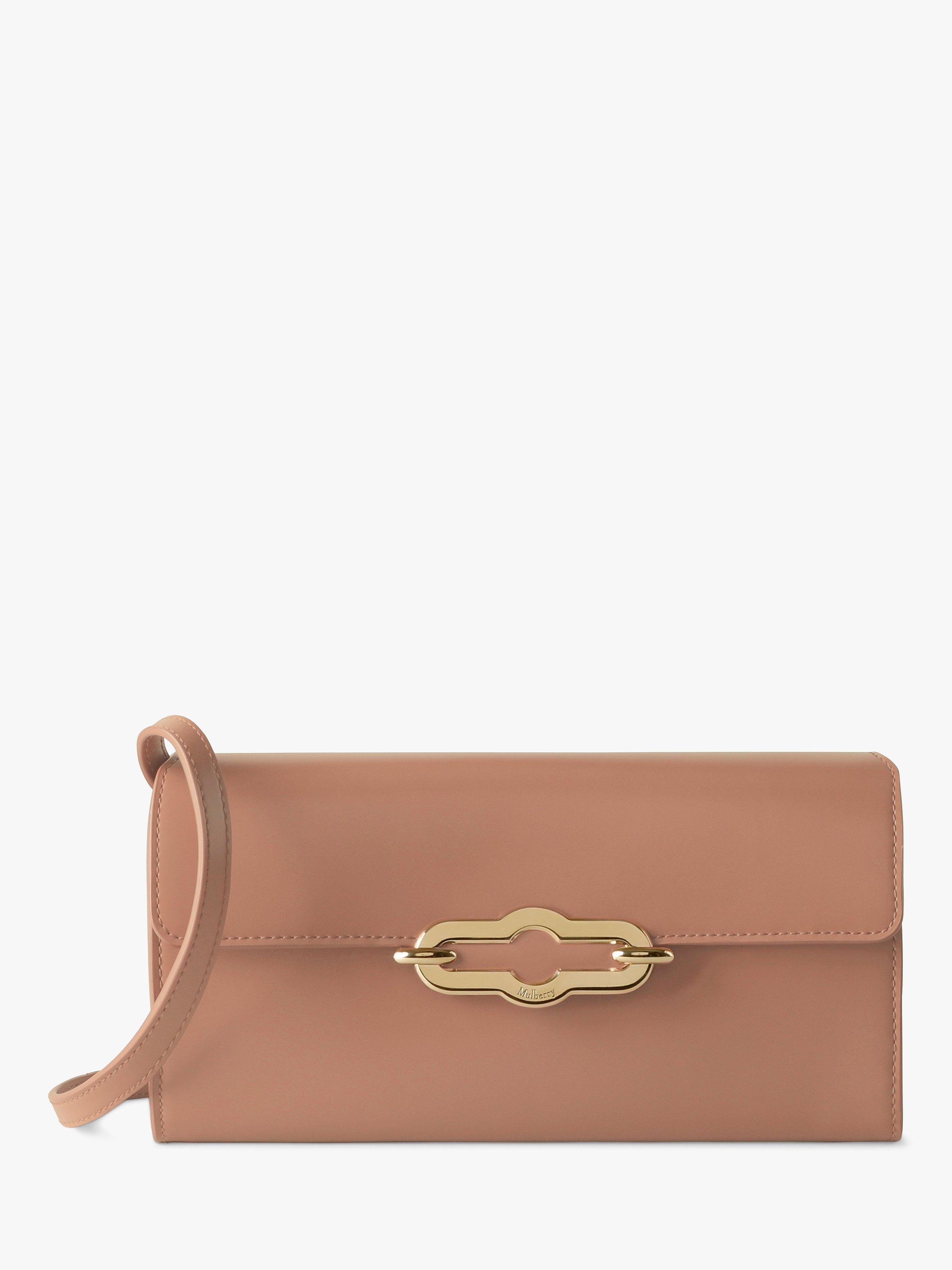 Mulberry Pimlico Leather Wallet on Strap, Sable