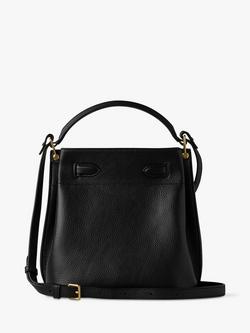 Mulberry Islington Small Classic Grain Leather Bucket Bag - view 2, Black