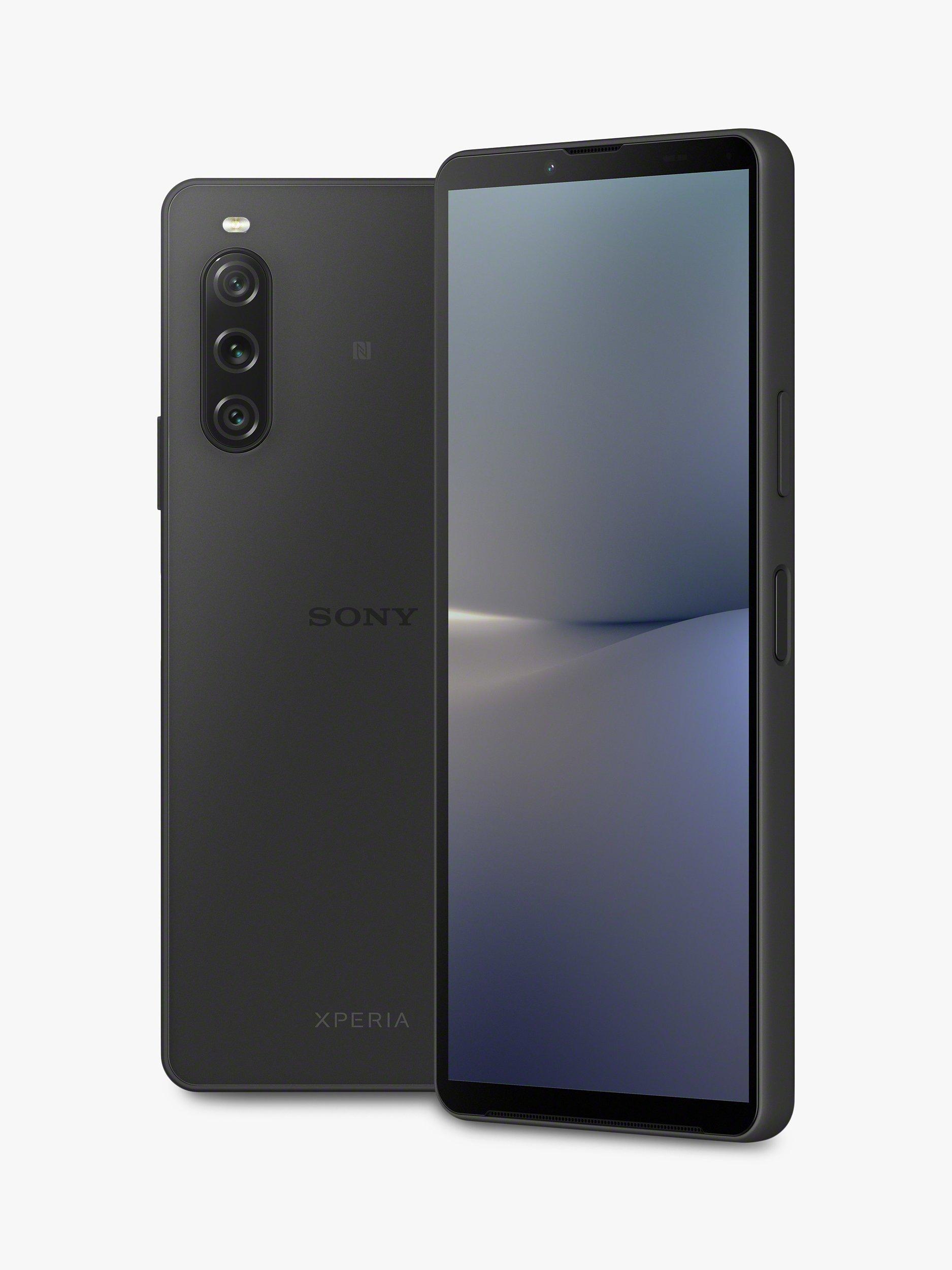 Sony Xperia 10 V Smartphone, Android, 6GB RAM, 6.1", 5G, SIM Free, 128GB, Black