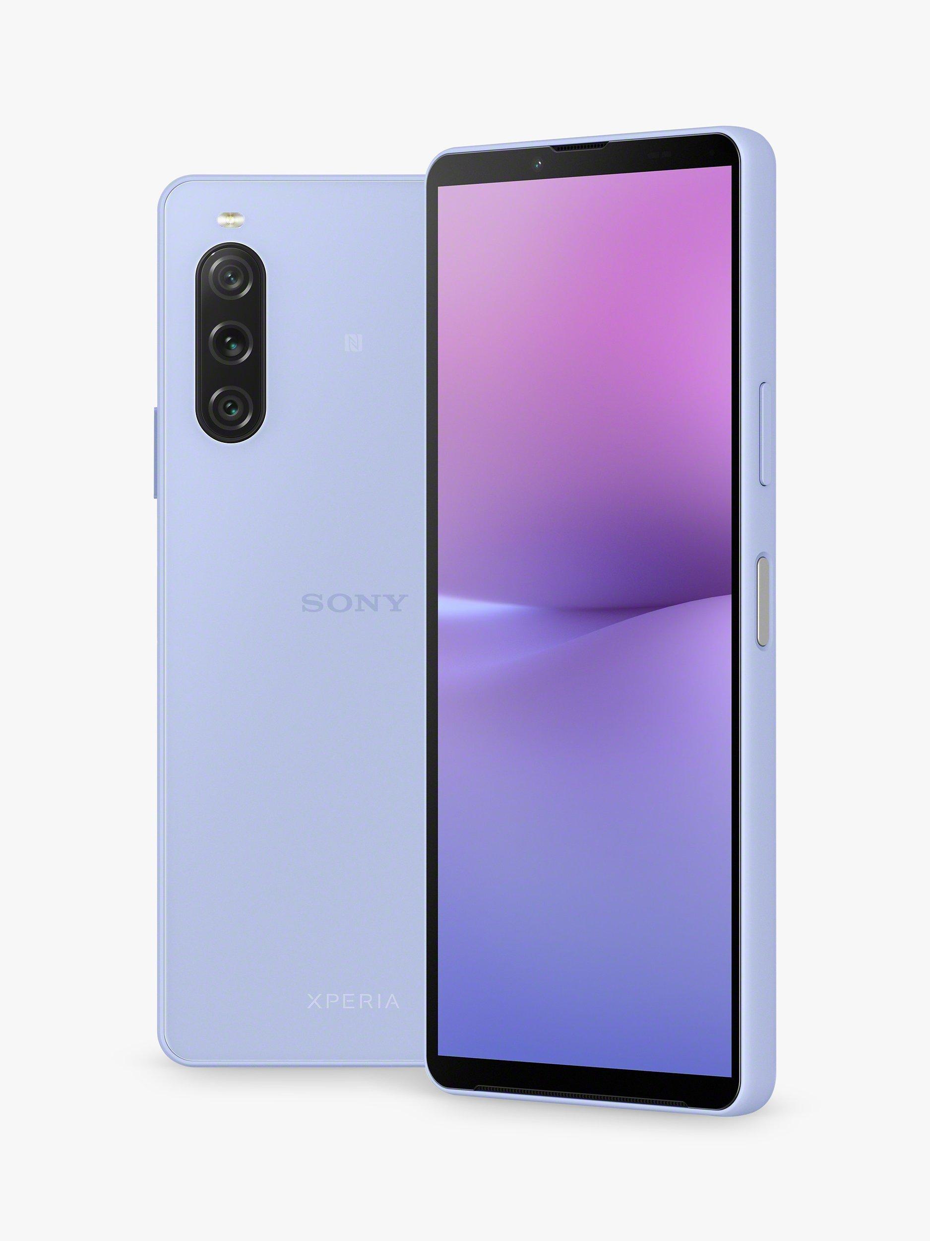 Sony Xperia 10 V Smartphone, Android, 6GB RAM, 6.1", 5G, SIM Free, 128GB, Lavender