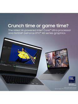 Samsung Galaxy Book4 Ultra Laptop, Intel Core Ultra 9 Processor, 32GB RAM, 1TB SSD, RTX 4070, 16" 3K Touch Screen, Moonstone Grey - view 2, Moonstone Grey