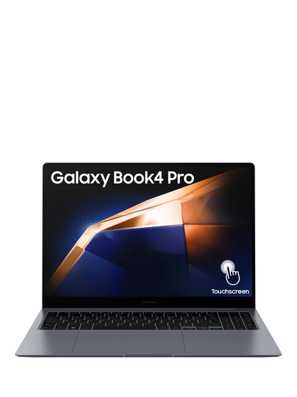 Samsung Galaxy Book4 Pro Laptop, Intel Core Ultra 7 Processor, 16GB RAM, 512GB SSD, 16" 3K Touch Screen, Moonstone Grey, Moonstone Grey