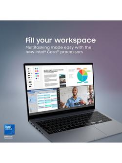 Samsung Galaxy Book4 Laptop, Intel Core 5 Processor, 8GB RAM, 256GB SSD, 15.6" Full HD, Grey - view 2, Grey