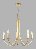 John Lewis Belle 5 Light Candelabra Ceiling Light, Gold