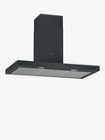 Neff D94BHM1S5B Wall-Mounted Box Chimney Cooker Hood, 90cm, Black