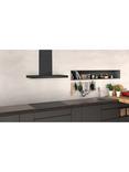 Neff D94BHM1S5B Wall-Mounted Box Chimney Cooker Hood, 90cm, Black