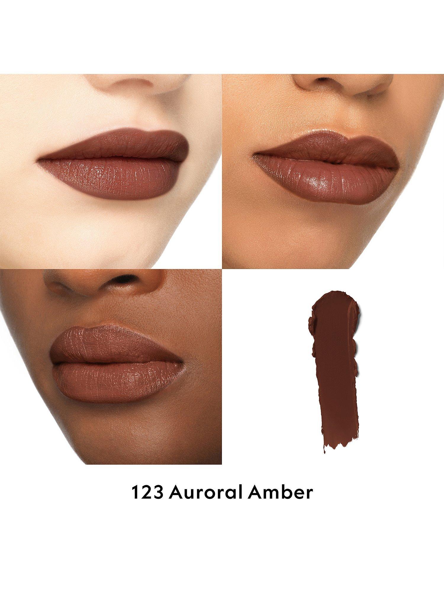 Product image 5 of 9, which shows Gucci Rouge À Lèvres Satin Lipstick, 123 Auroral Amber
