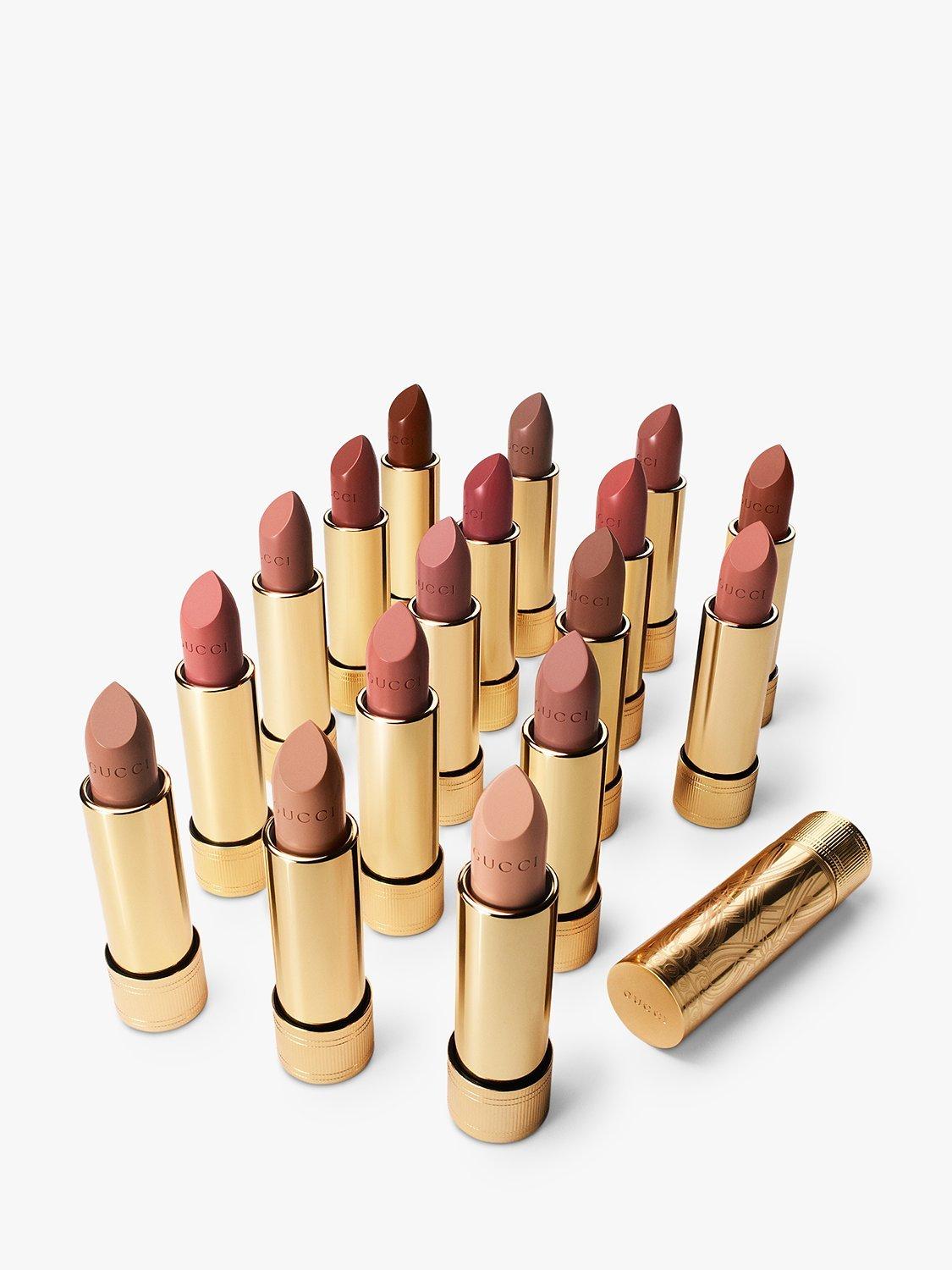 Product image 8 of 9, which shows Gucci Rouge À Lèvres Satin Lipstick, 121 Elena Sand
