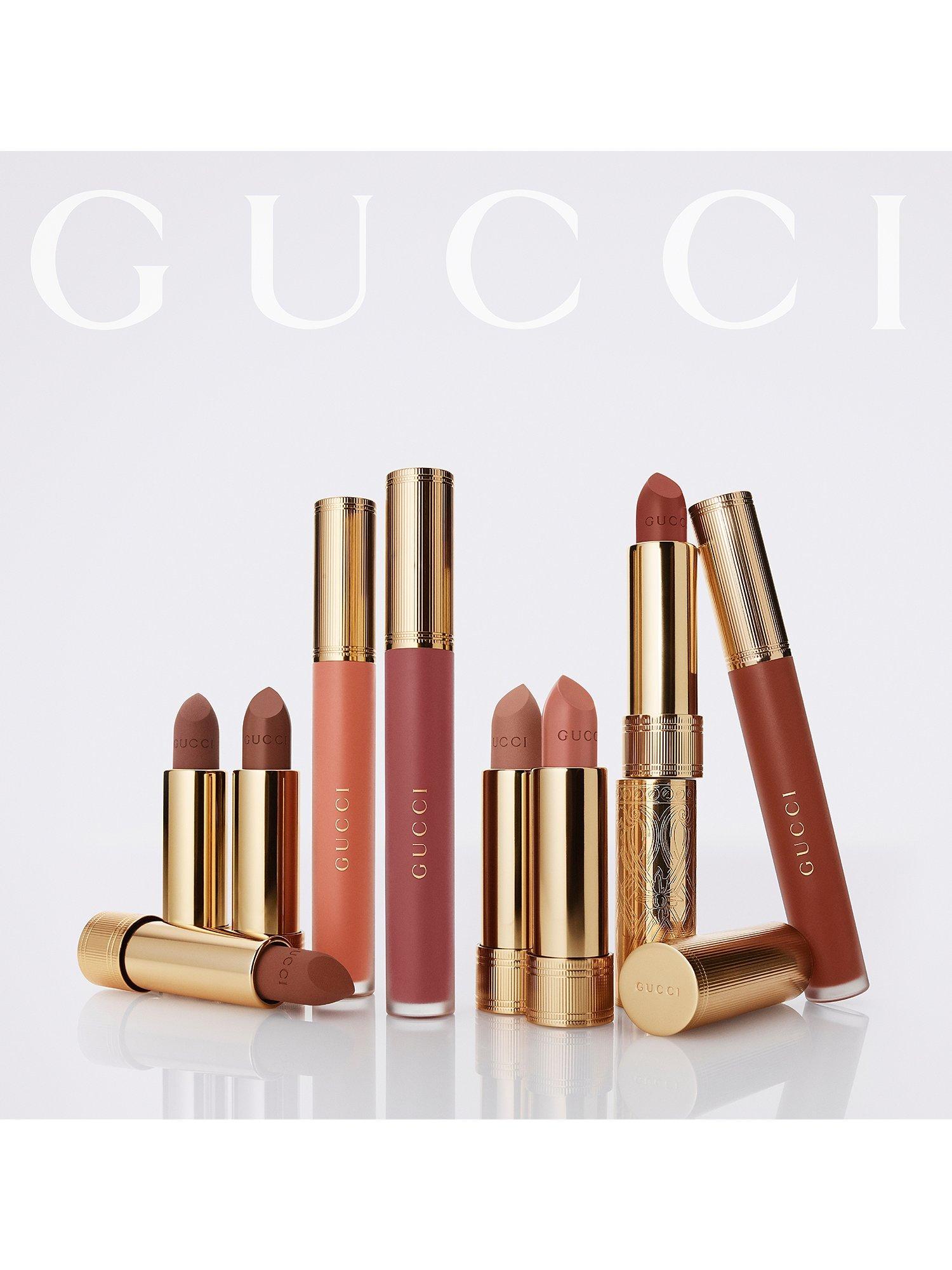 Product image 9 of 9, which shows Gucci Rouge À Lèvres Satin Lipstick, 121 Elena Sand