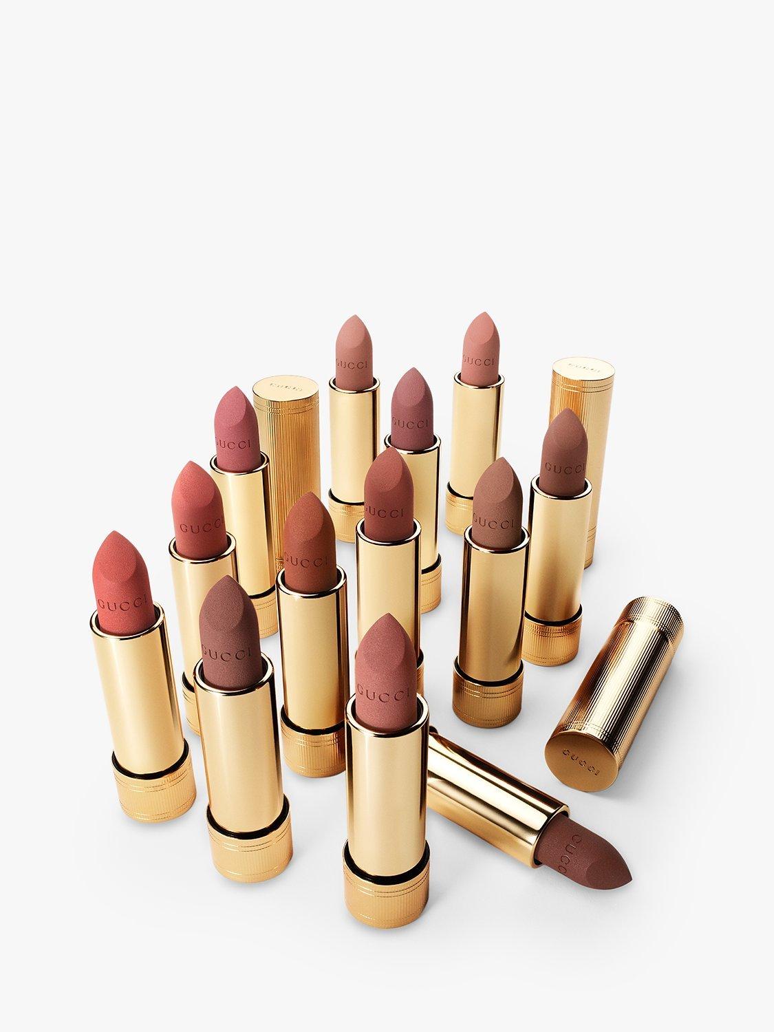 Product image 7 of 8, which shows Gucci Rouge À Lèvres Matte Lipstick, 222 Fanny Rose