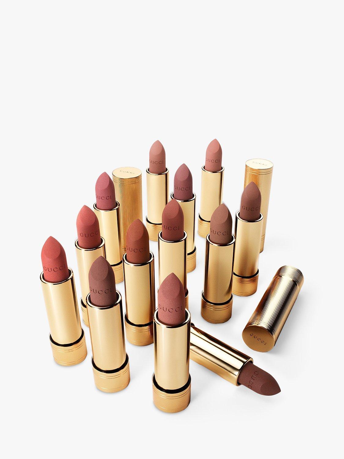 Product image 7 of 8, which shows Gucci Rouge À Lèvres Matte Lipstick, 123 Auroral Amber