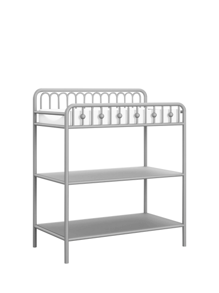 Little Seeds Monarch Hill Ivy Metal Changing Table, Grey