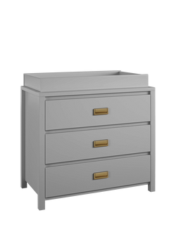 Little Seeds Monarch Hill Haven 3 Drawer Changing Dresser - view 2, Dove Grey