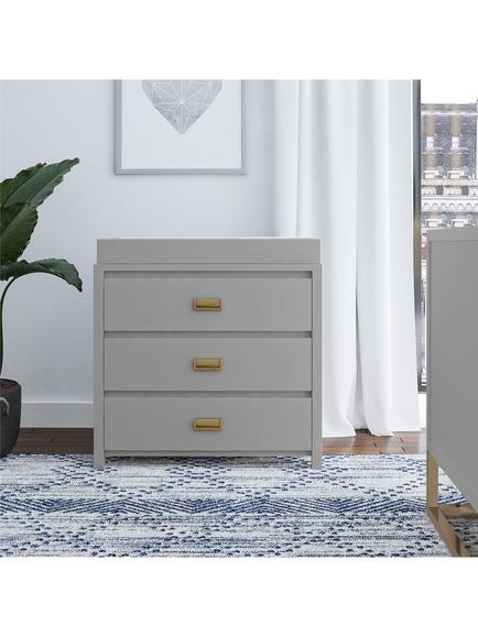 Little Seeds Monarch Hill Haven 3 Drawer Changing Dresser, Dove Grey