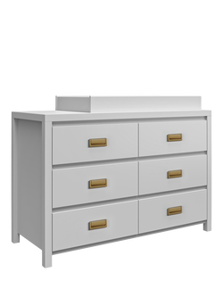 Little Seeds Monarch Hill Haven 6 Drawer Changing Dresser - view 2, Dove Grey