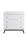 Little Seeds Rowan Valley Lark Urban 3 Drawer Dresser, White/Black