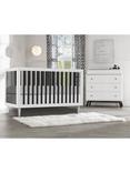 Little Seeds Rowan Valley Lark Urban 3 Drawer Dresser, White/Black