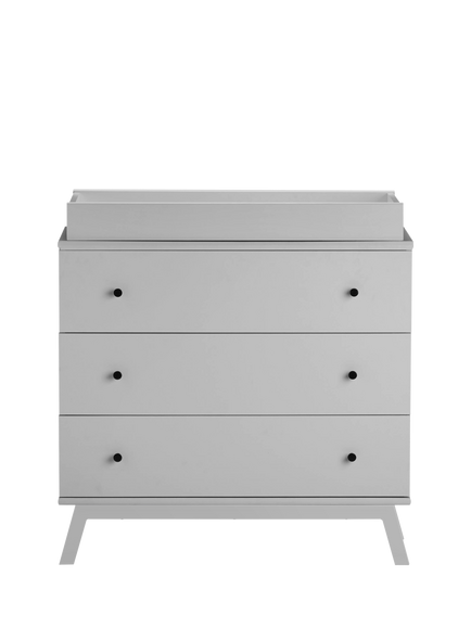 Little Seeds Rowan Valley Lark Urban 3 Drawer Dresser - view 2, Two-tone Grey