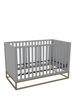 Little Seeds Monarch Hill Haven 3-in-1 Convertible Cotbed - view 2, Dove Grey