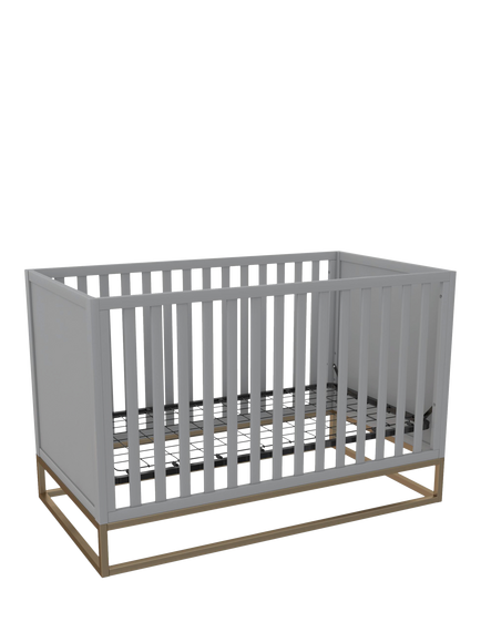 Little Seeds Monarch Hill Haven 3-in-1 Convertible Cotbed - view 2, Dove Grey