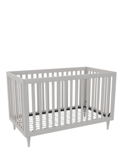 Little Seeds Rowan Valley Flint 3-in-1 Convertible Cotbed - view 2, Two-tone Grey