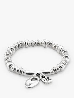 UNOde50 Encandilado Stretch Charm Bracelet, Silver, Silver