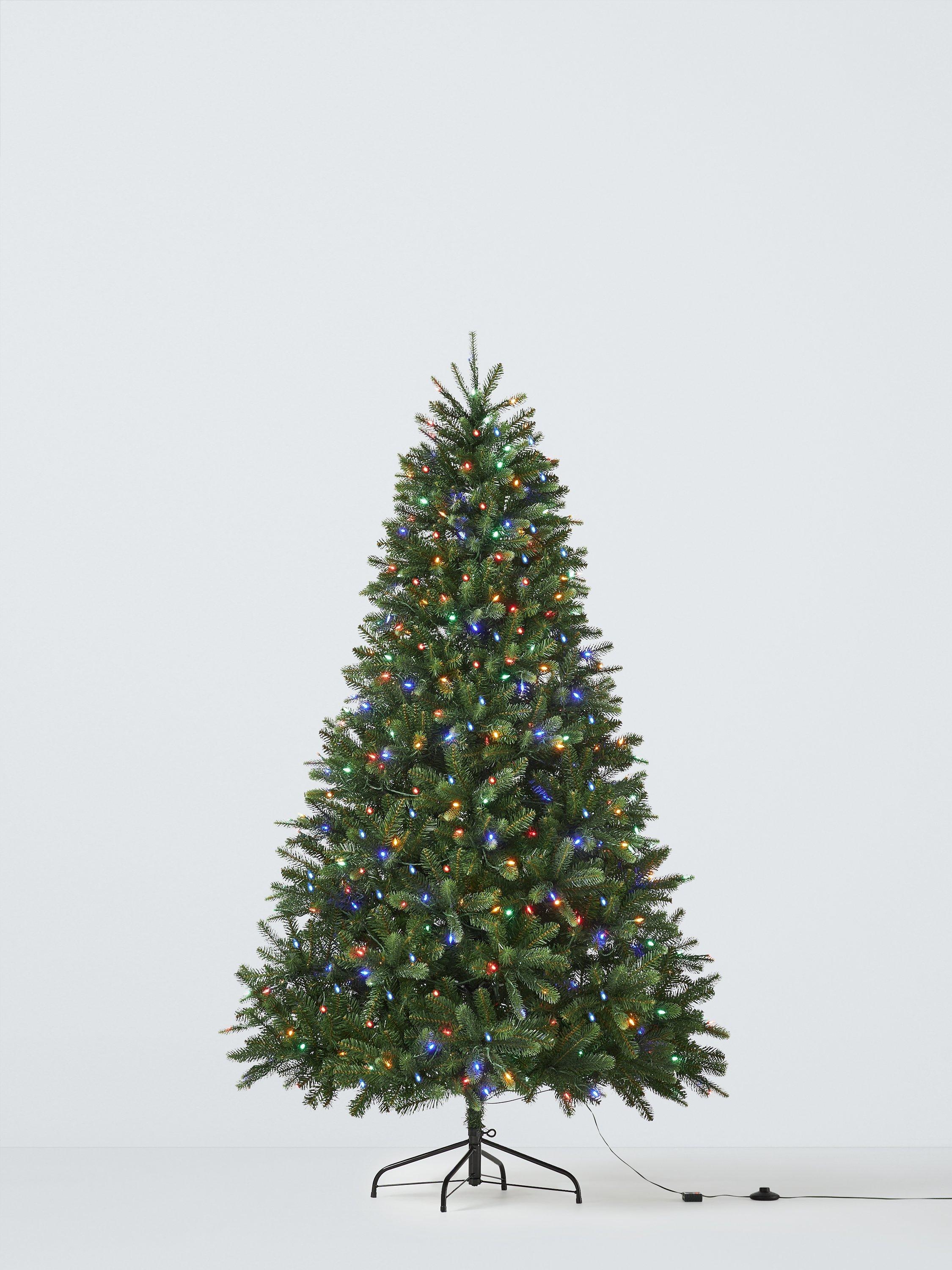 John Lewis Rainbow Spruce LED Pre-lit Christmas Tree, 7ft
