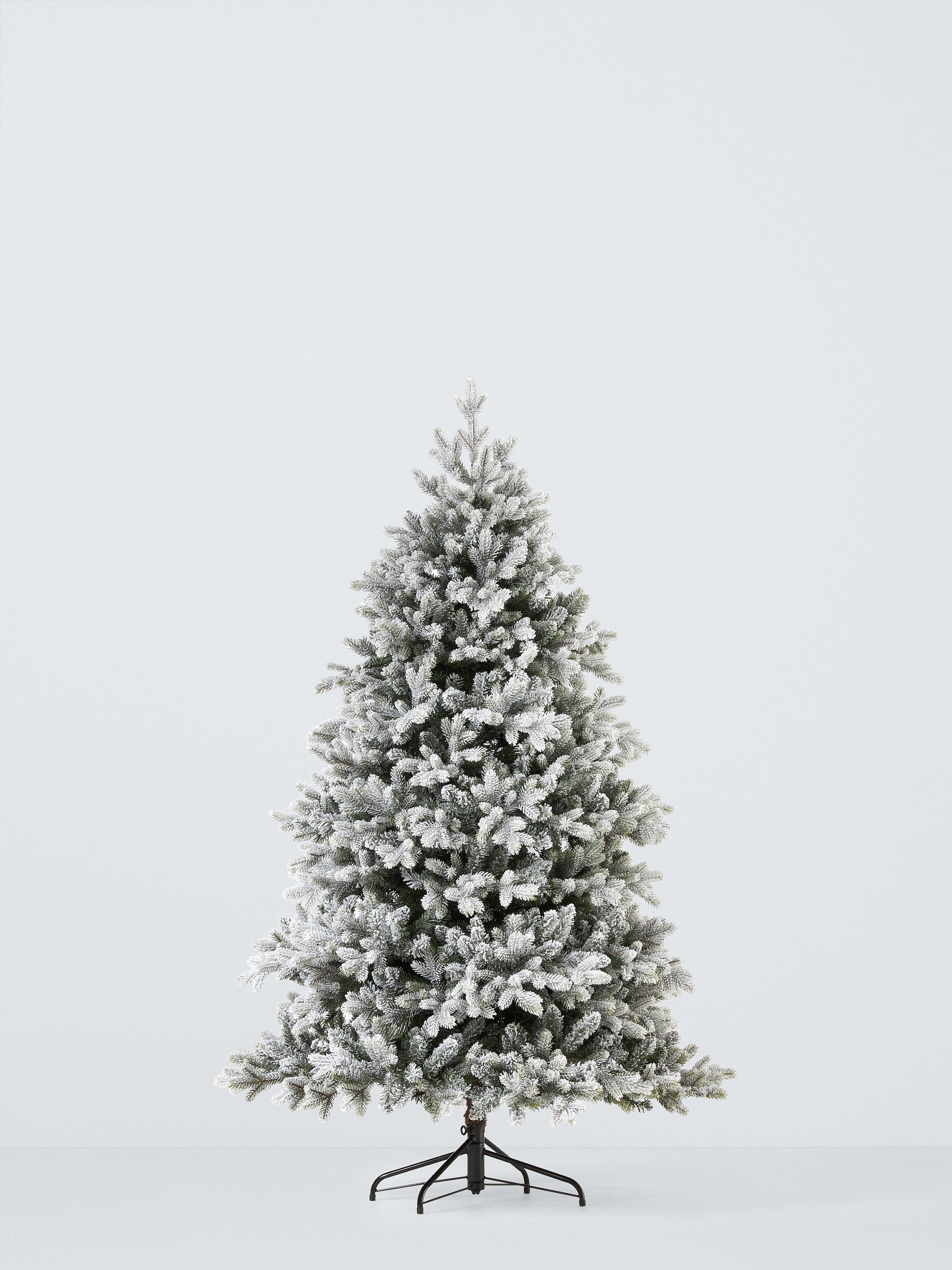 John Lewis Brunswick Snowy Spruce Unlit Christmas Tree