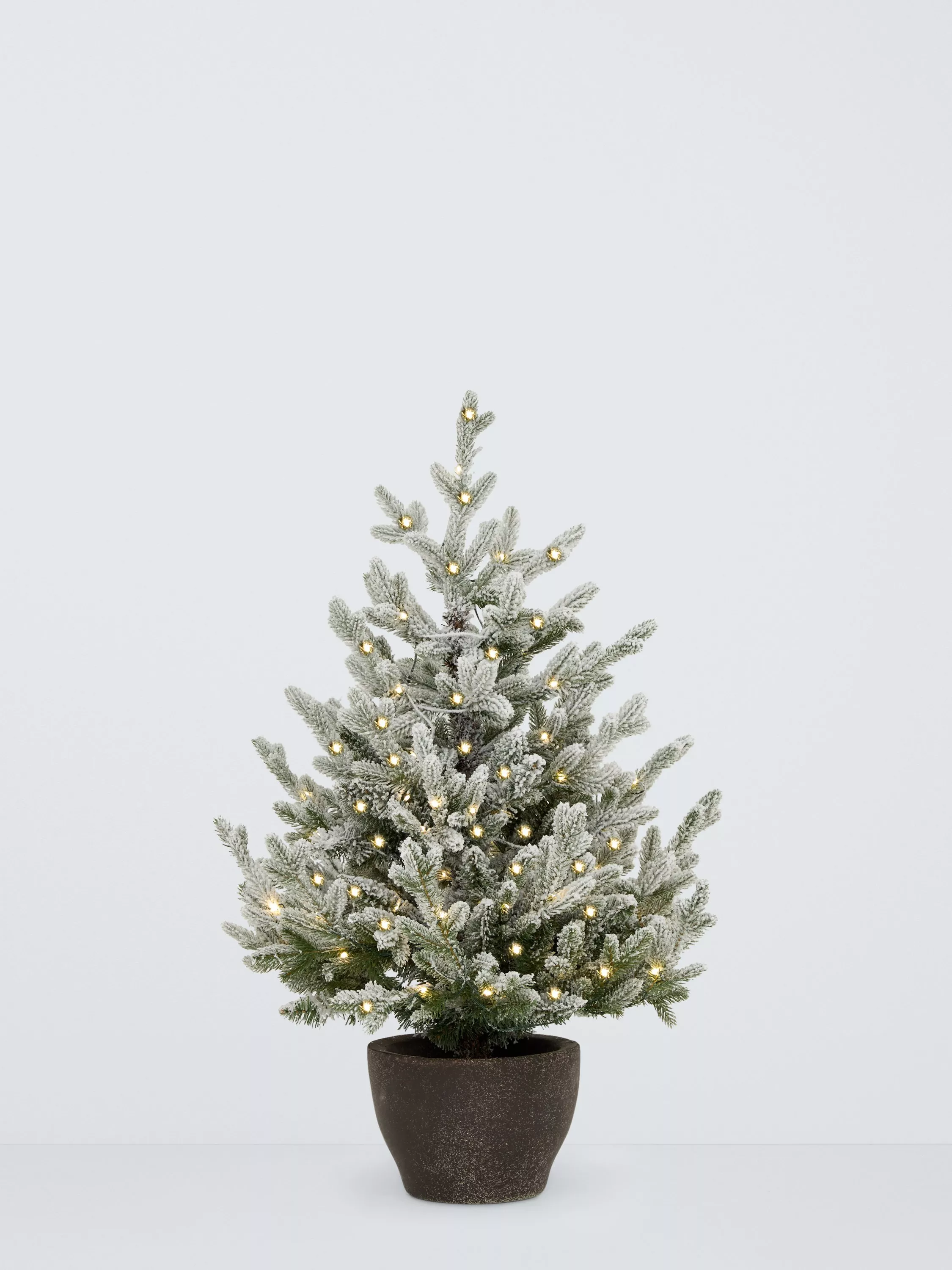 John Lewis Cotswold Snowy Pre lit Battery Operated Christmas Tree 3ft