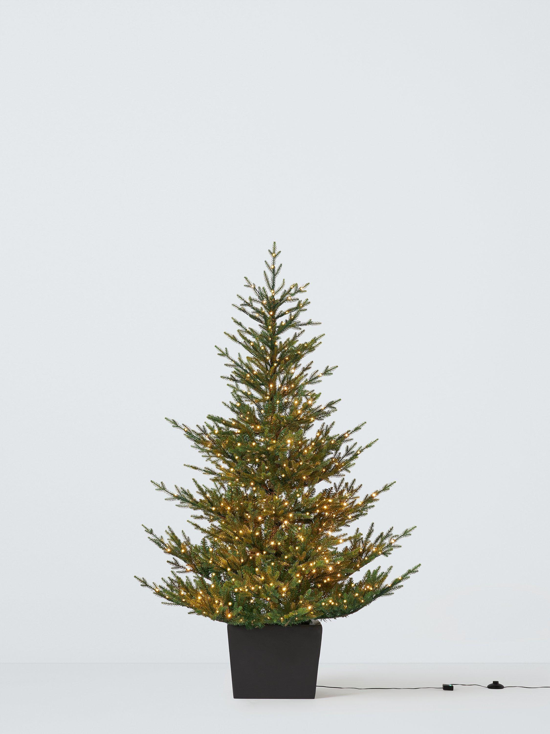 John Lewis Cotswold Potted Pre-lit Christmas Tree