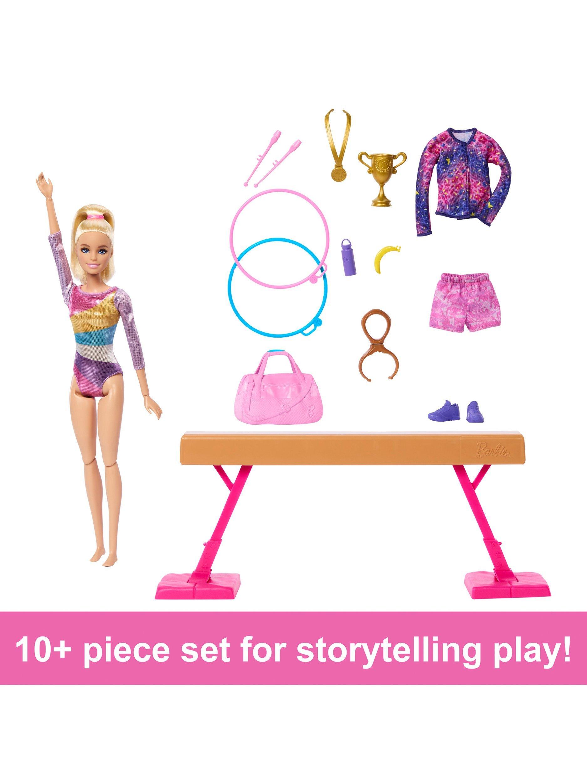 Barbie You Can Be Anything Gymnastics Playset And Doll