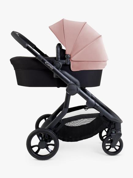iCandy Orange 4 Pushchair, Carrycot and Accessories Complete Bundle - view 2, Rose/Black