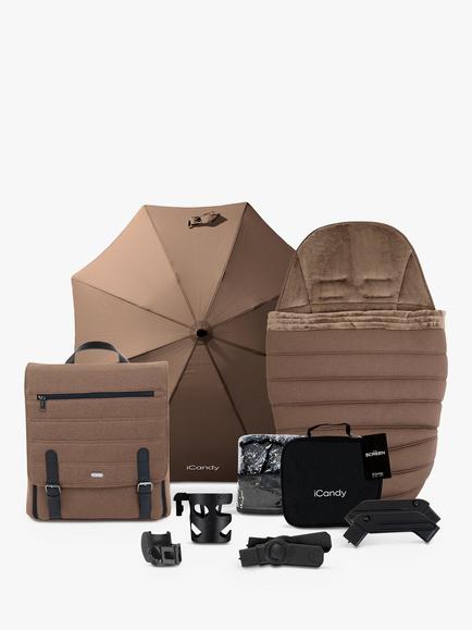 iCandy Peach 7 Accessory Bundle, Brown