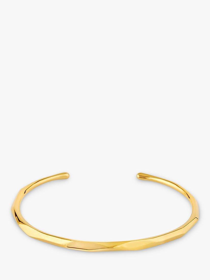 Dinny Hall Thalassa Slim Cuff Bangle, Gold