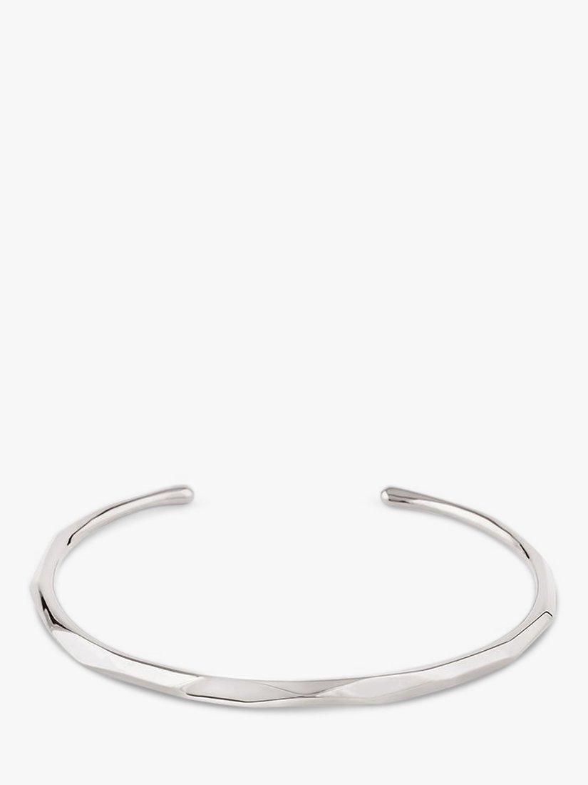 Dinny Hall Thalassa Slim Cuff Bangle, Silver