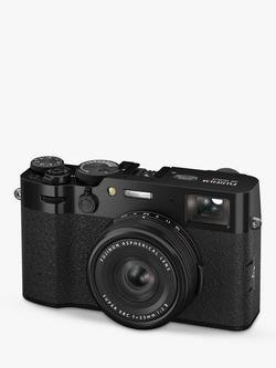 Fujifilm X100VI Digital Compact Camera with 23mm Lens, 6.2K Ultra HD, 40.2MP, Wi-Fi, Bluetooth, Hybrid EVF/OVF, 3" Tiltable Touch Screen - view 2, Black