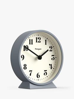 Newgate Clocks Theatre Silent Sweep Analogue Mantel Clock - view 2, French Navy