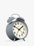 Newgate Clocks Theatre Silent Sweep Analogue Alarm Clock, French Navy