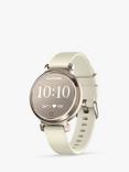 Garmin Lily 2 Smart Fitness Watch with Silicone Band, Cream Gold/Coconut