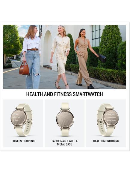 Garmin Lily 2 Smart Fitness Watch with Silicone Band - view 2, Lilac