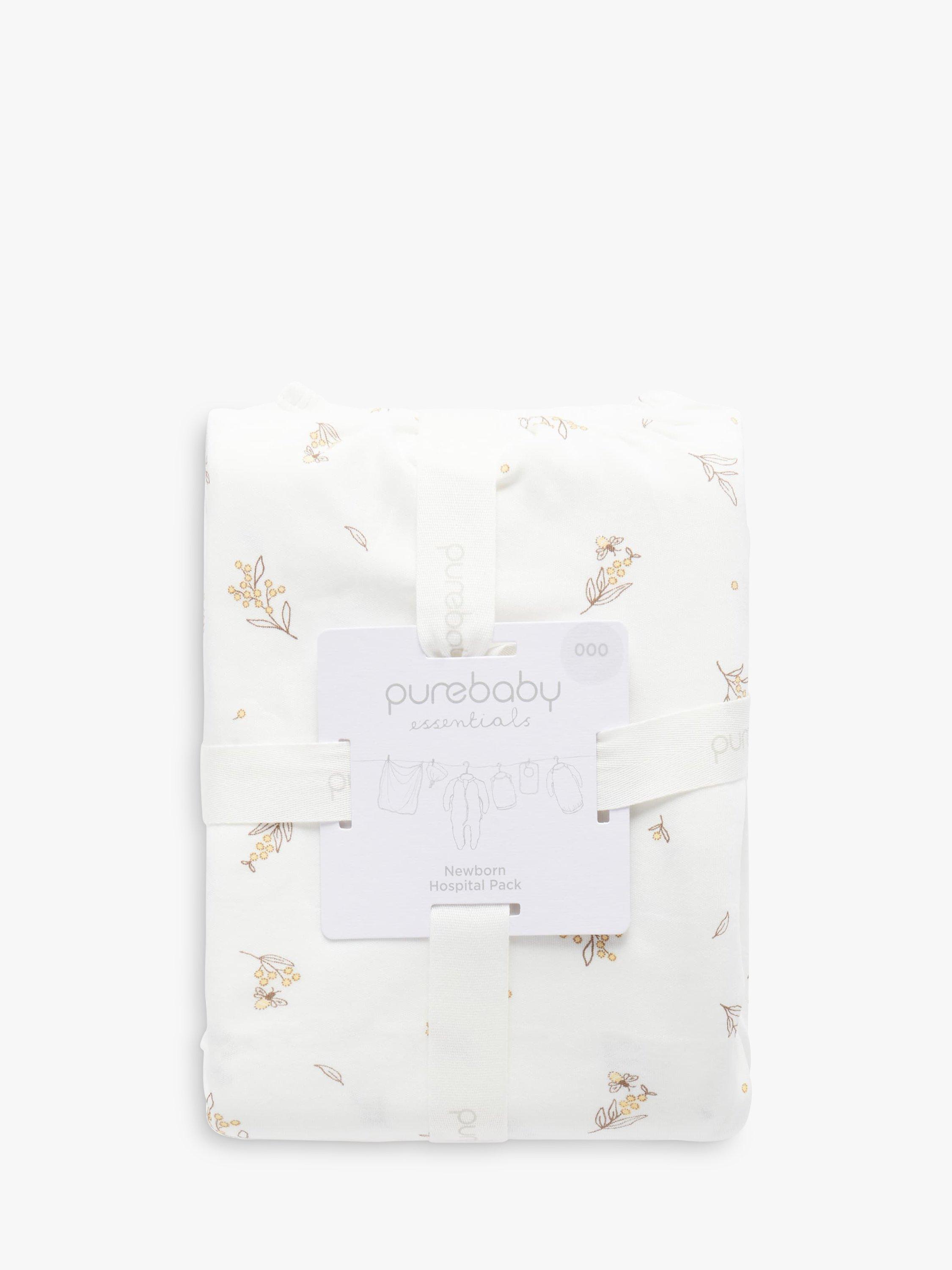 Product image 5 of 5, which shows Purebaby Newborn Hospital Pack, White