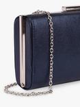 Paradox London Doria Shimmer Clutch Bag, Navy